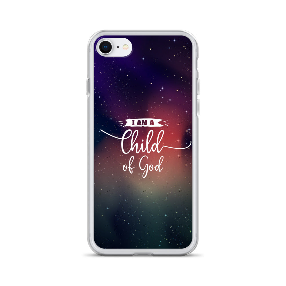 I am a Child of God Universe Design iPhone Hülle - gesegnet