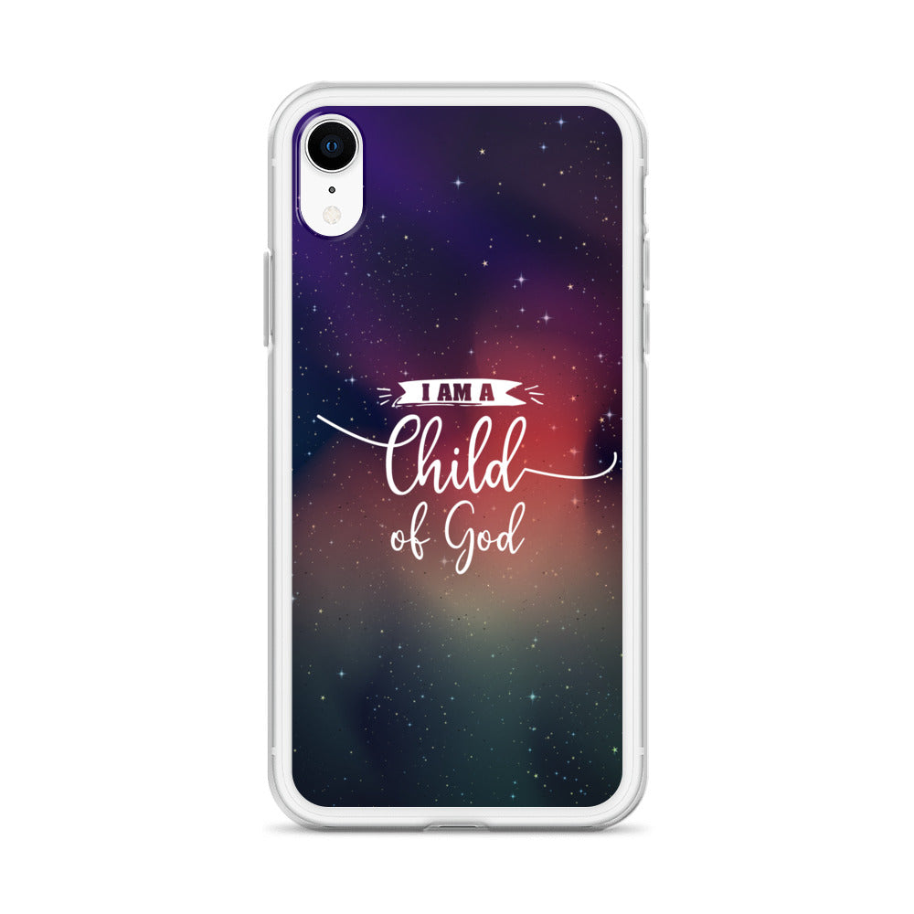 I am a Child of God Universe Design iPhone Hülle - gesegnet