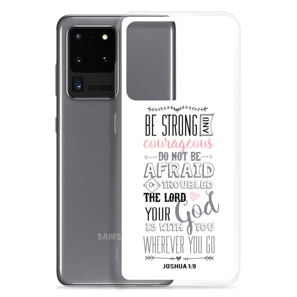 Be Strong - sei Mutig und Stark Samsung Handyhülle - gesegnet