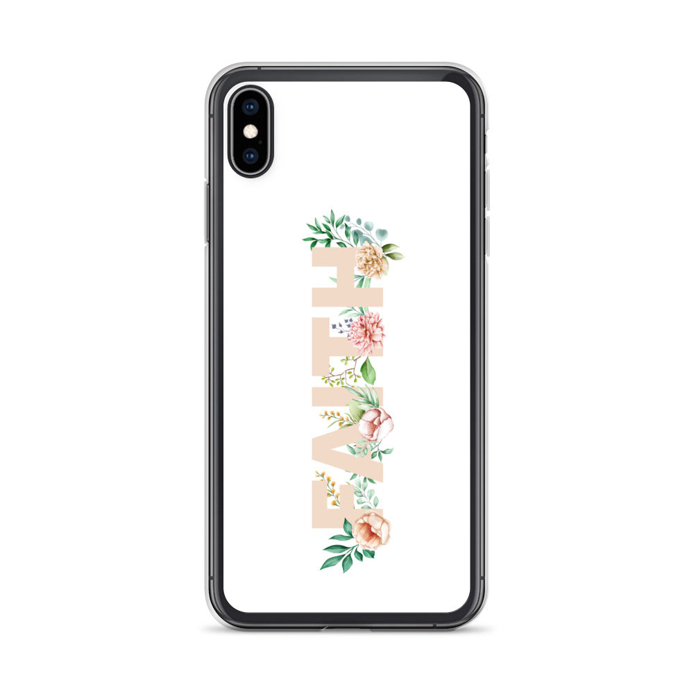 Faith Floral Design iPhone Hülle - gesegnet