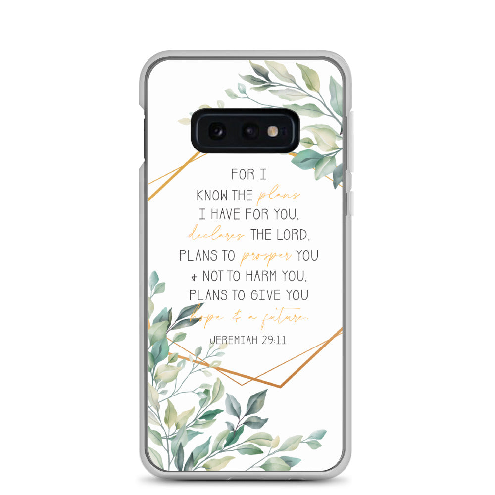 Jeremiah 29:11 Samsung Handyhülle - gesegnet