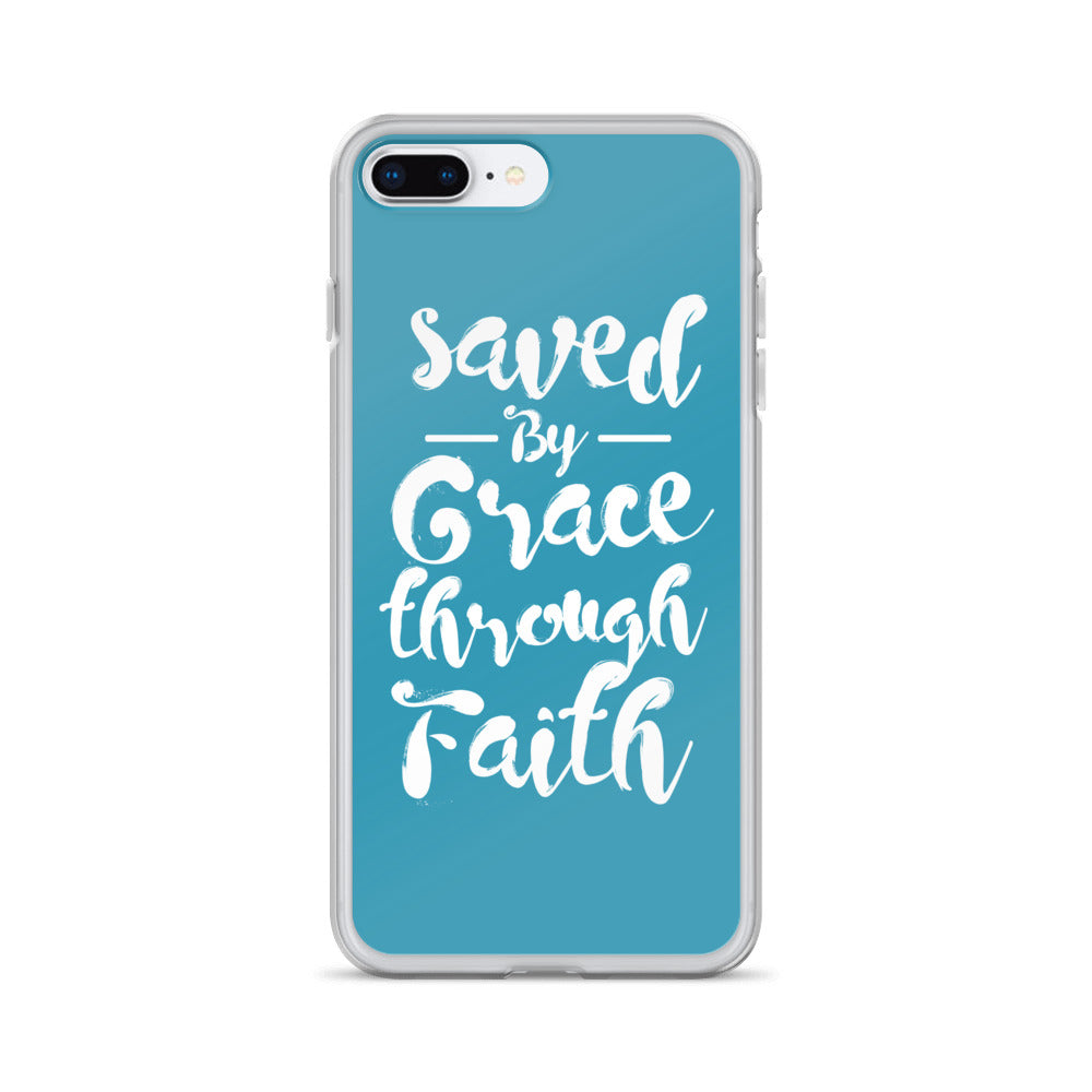 Saved by Grace iPhone Hülle - gesegnet