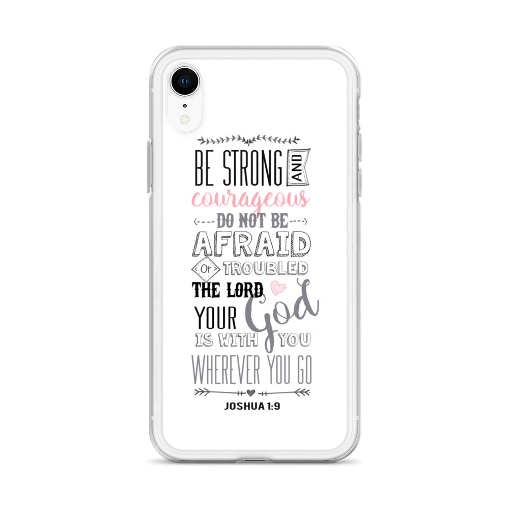 Be Strong - sei Mutig und Stark iPhone Hülle - gesegnet