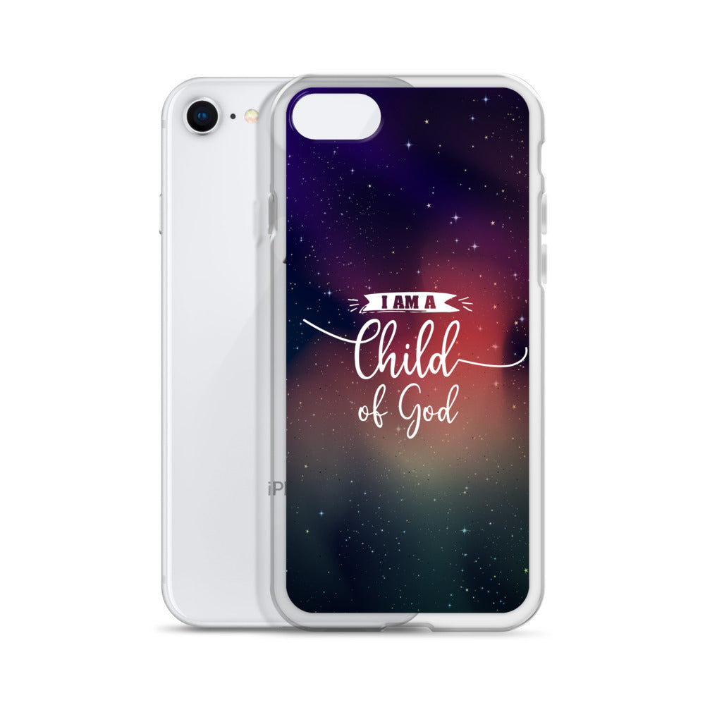 I am a Child of God Universe Design iPhone Hülle - gesegnet