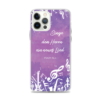 Singe dem Herrn iPhone Hülle - gesegnet