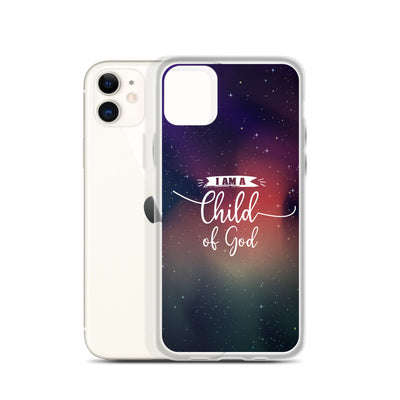 I am a Child of God Universe Design iPhone Hülle - gesegnet