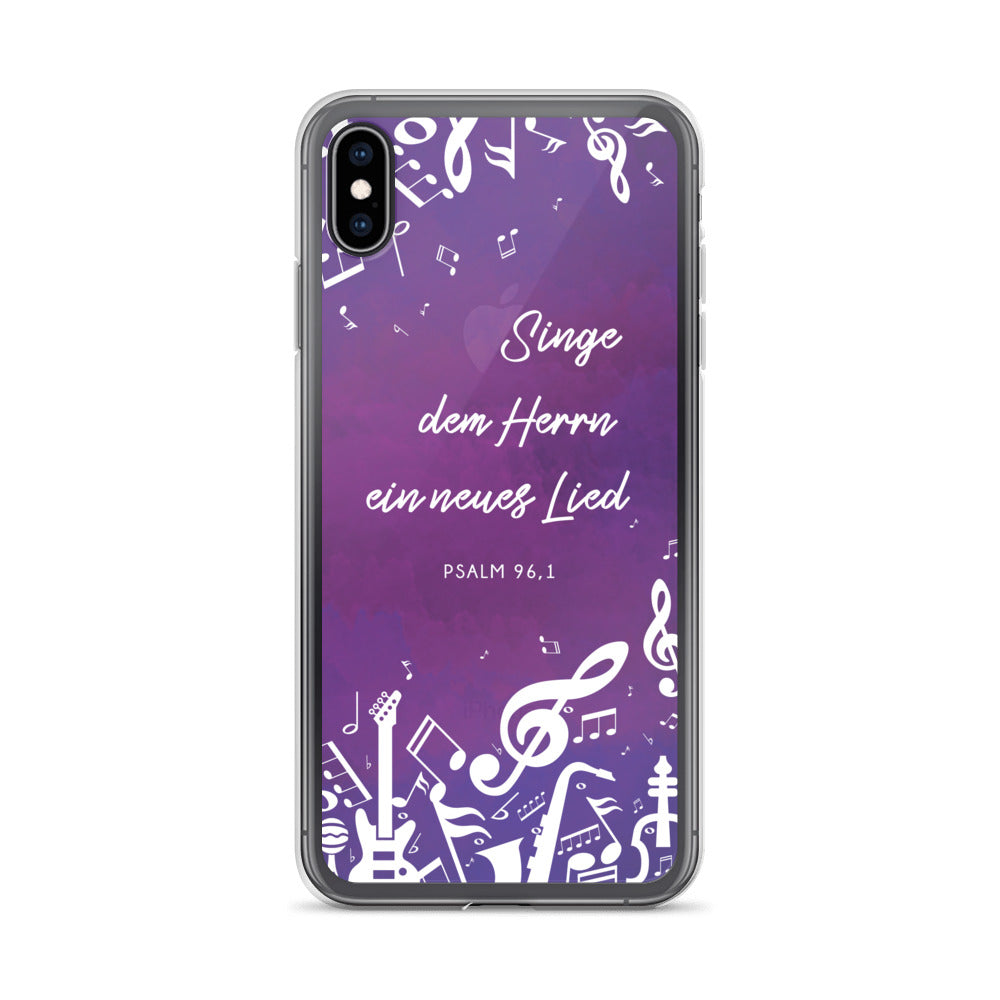 Singe dem Herrn iPhone Hülle - gesegnet
