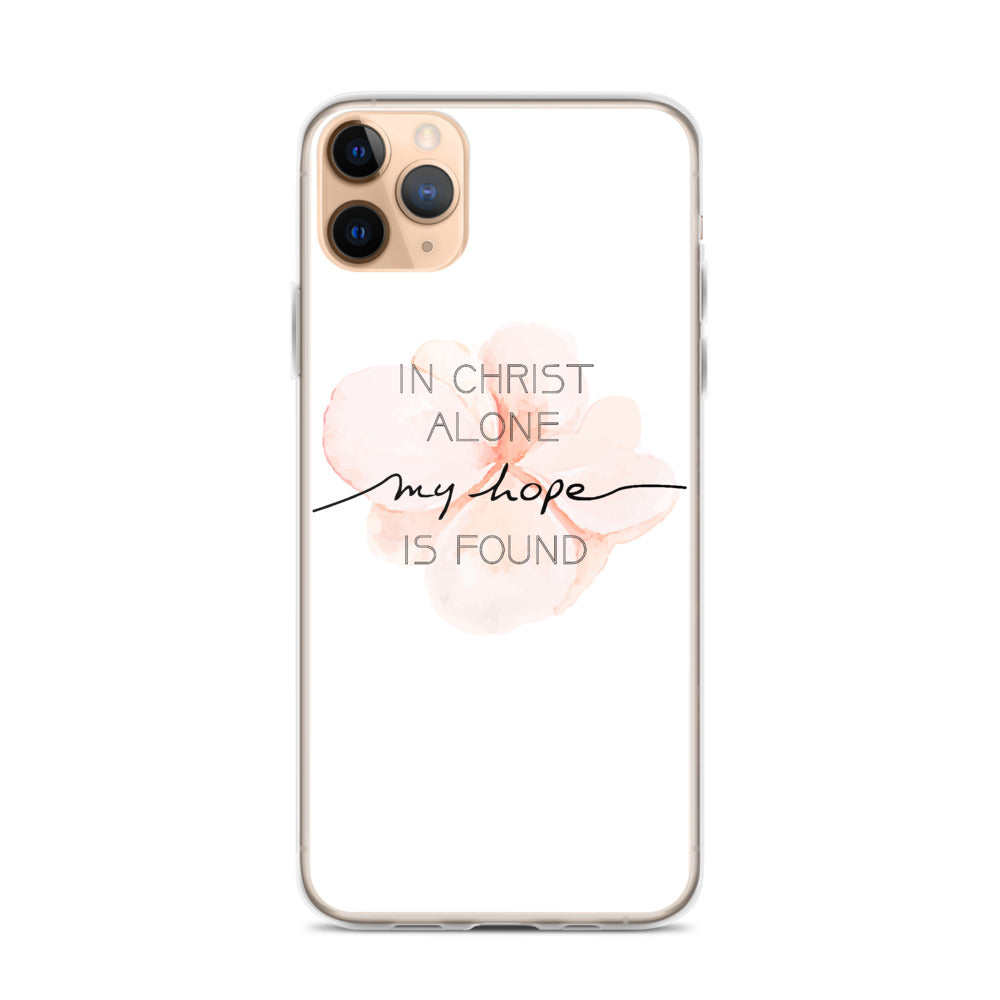 In Christ alone my Hope is found iPhone Hülle - gesegnet