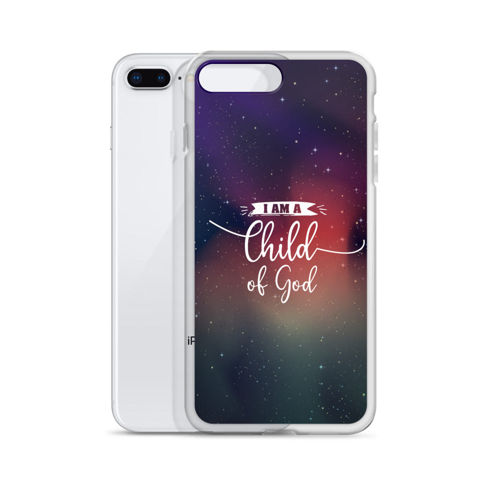 I am a Child of God Universe Design iPhone Hülle - gesegnet