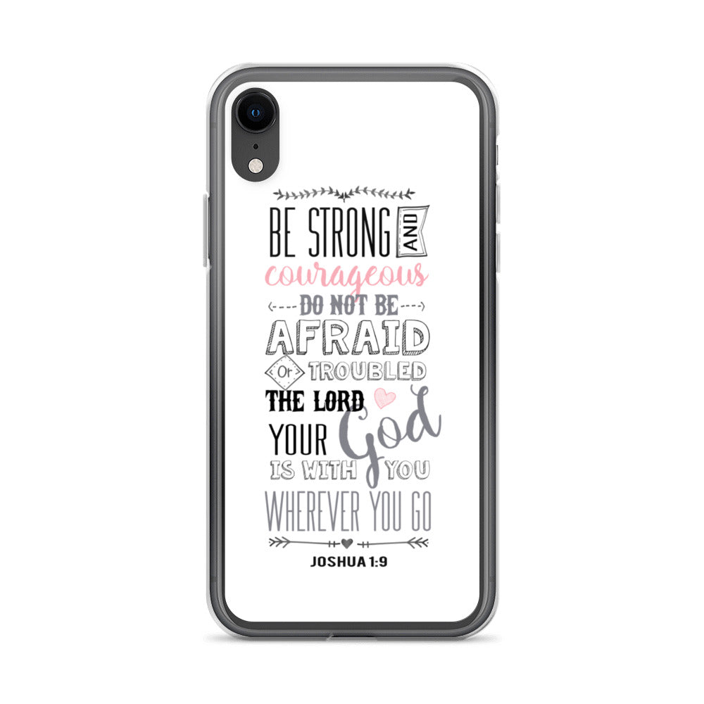 Be Strong - sei Mutig und Stark iPhone Hülle - gesegnet