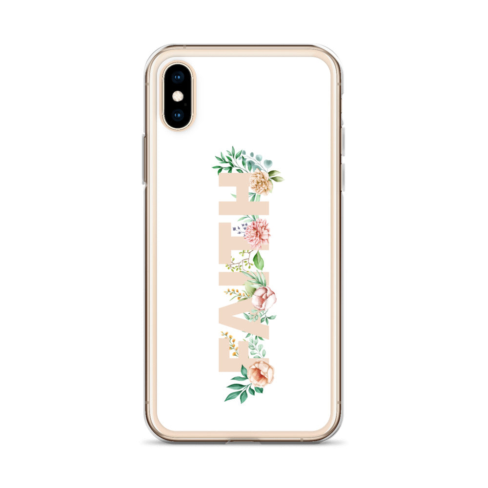 Faith Floral Design iPhone Hülle - gesegnet