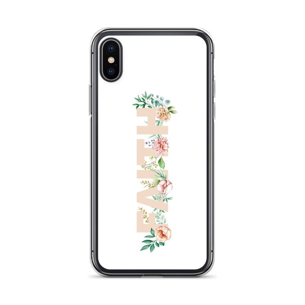 Faith Floral Design iPhone Hülle - gesegnet