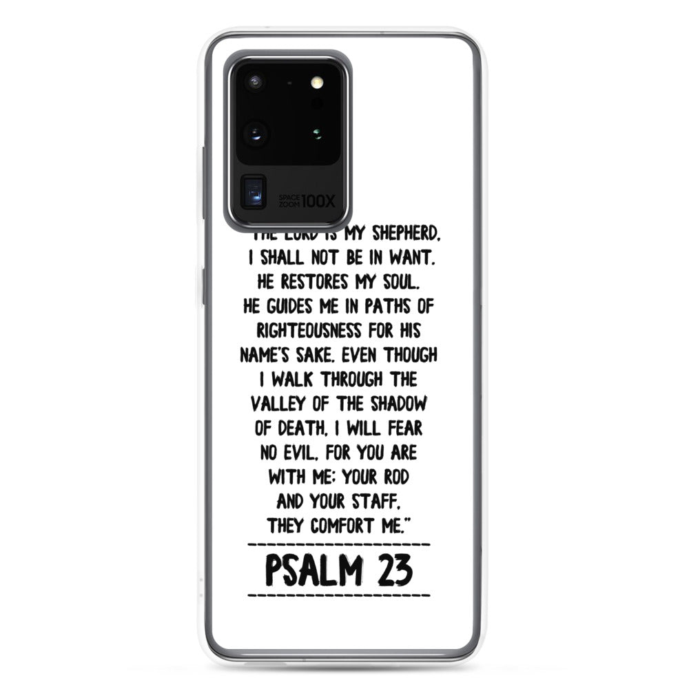 The Lord is my Shepherd Psalm 23 Samsung Handyhülle - gesegnet