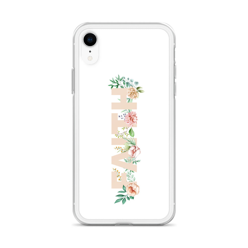 Faith Floral Design iPhone Hülle - gesegnet