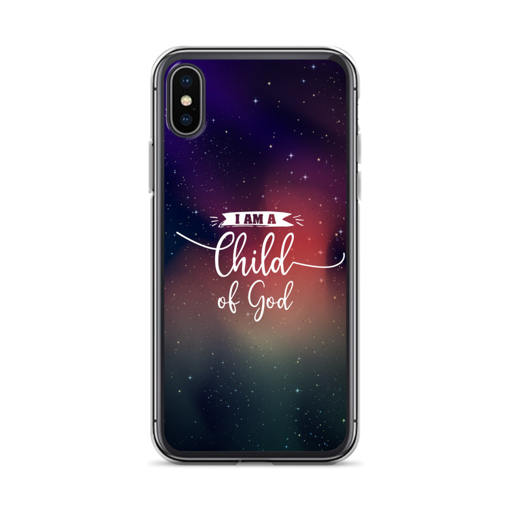 I am a Child of God Universe Design iPhone Hülle - gesegnet