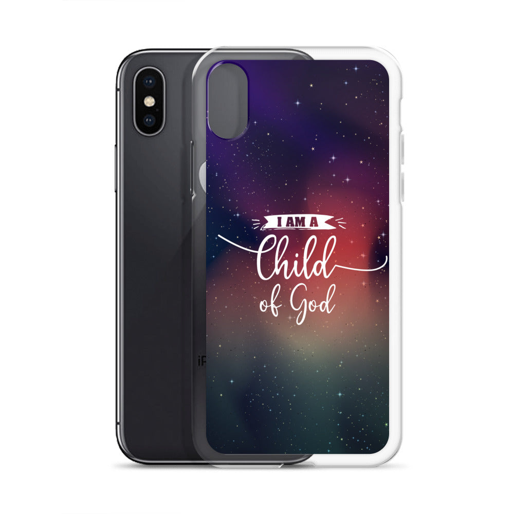 I am a Child of God Universe Design iPhone Hülle - gesegnet