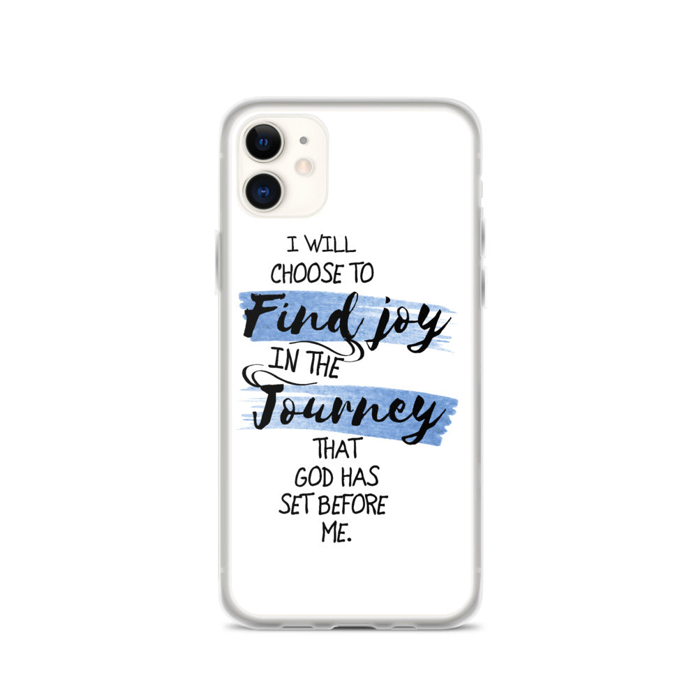 I will choose to find joy iPhone Hülle - gesegnet