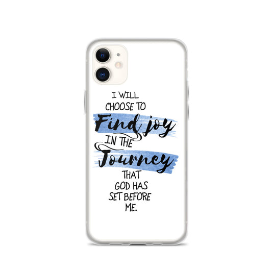 I will choose to find joy iPhone Hülle - gesegnet