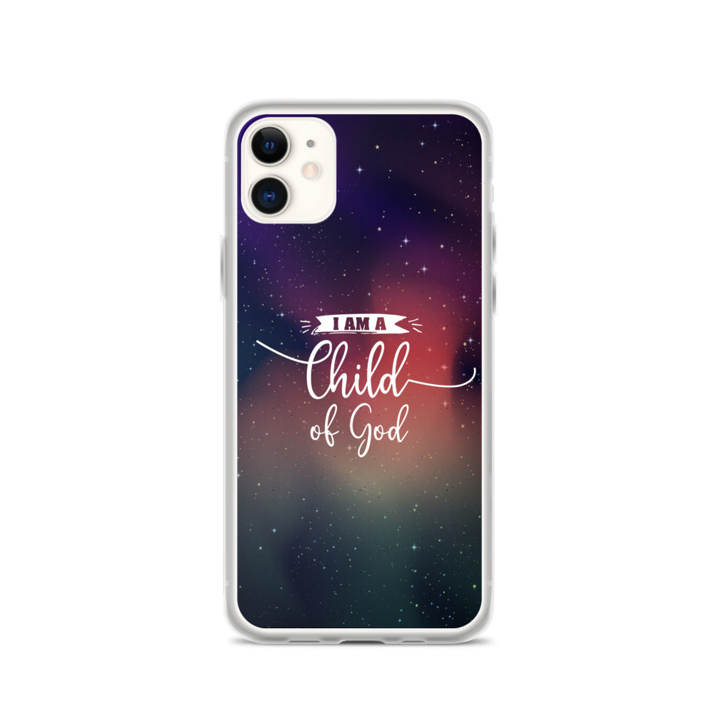 I am a Child of God Universe Design iPhone Hülle - gesegnet