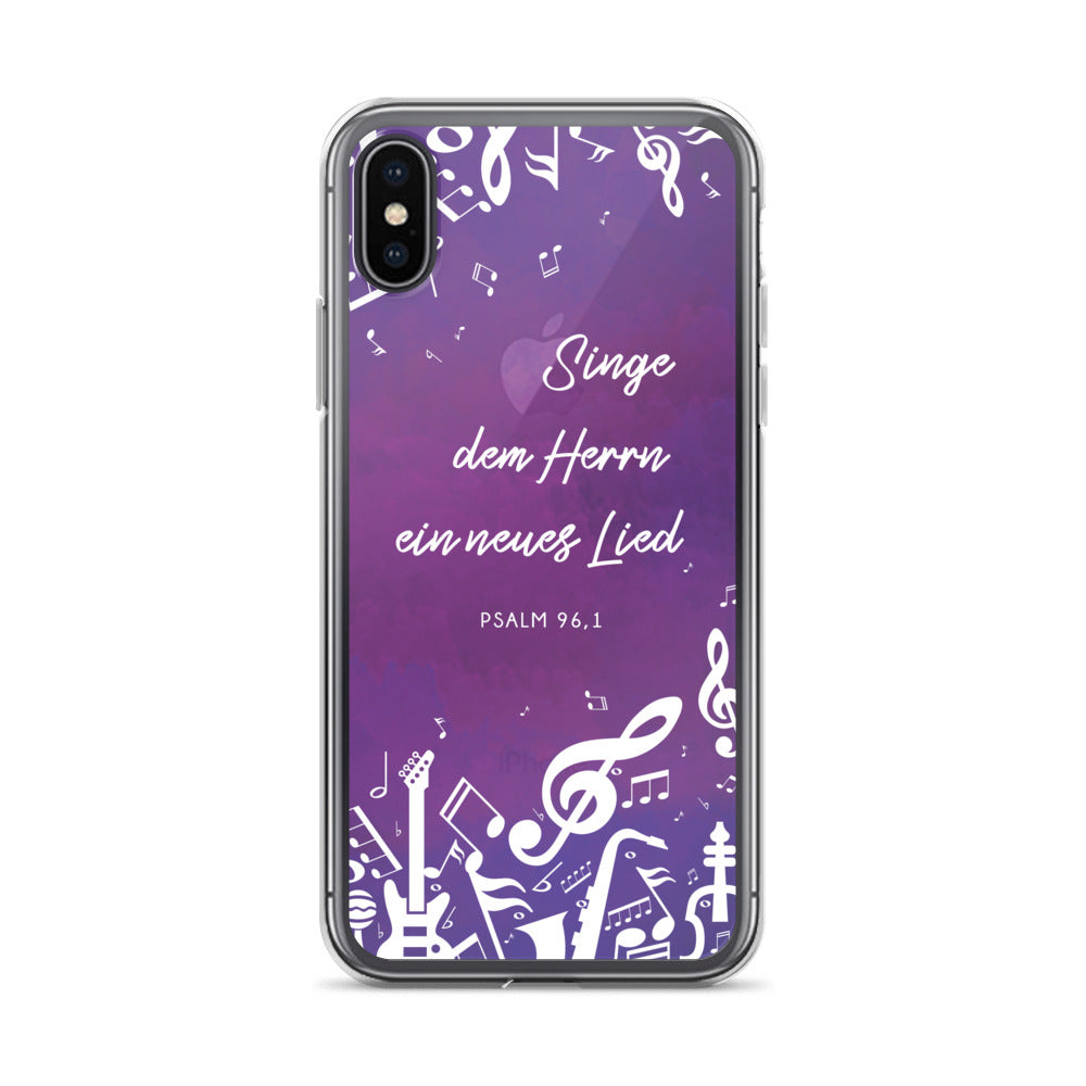 Singe dem Herrn iPhone Hülle - gesegnet