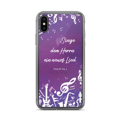 Singe dem Herrn iPhone Hülle - gesegnet