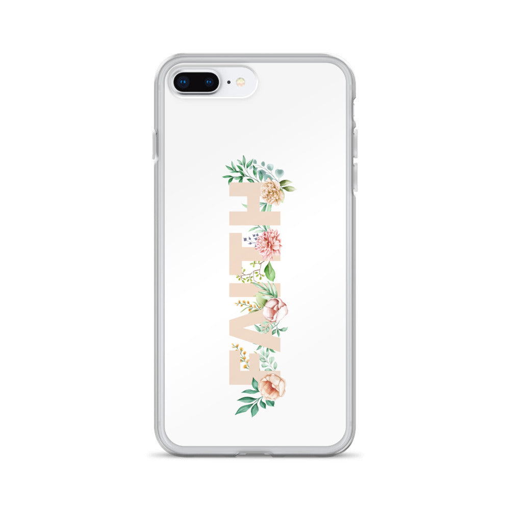 Faith Floral Design iPhone Hülle - gesegnet