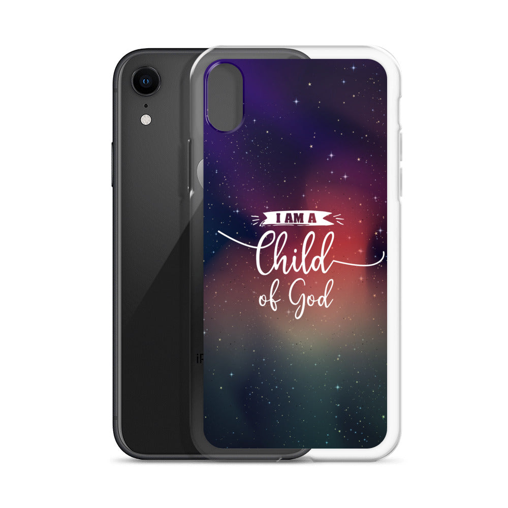 I am a Child of God Universe Design iPhone Hülle - gesegnet