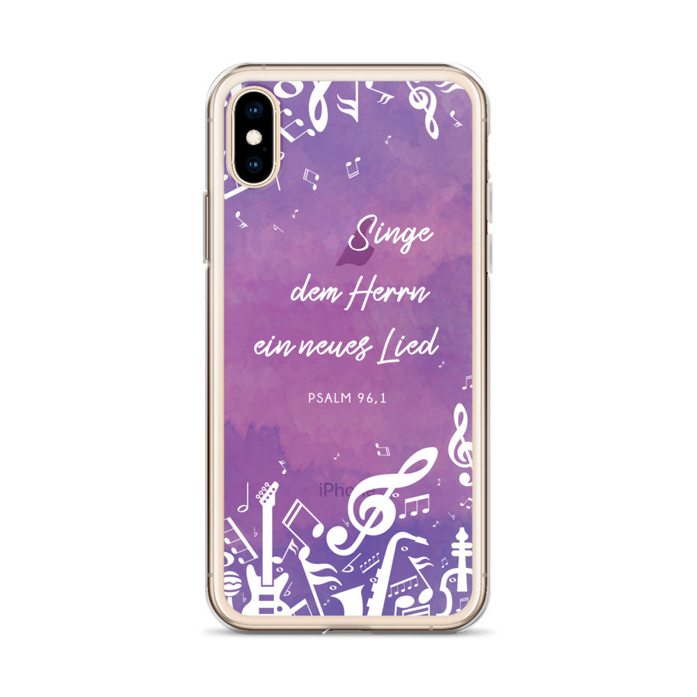 Singe dem Herrn iPhone Hülle - gesegnet