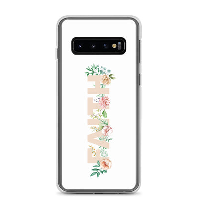 Faith Floral Design Samsung Handyhülle - gesegnet