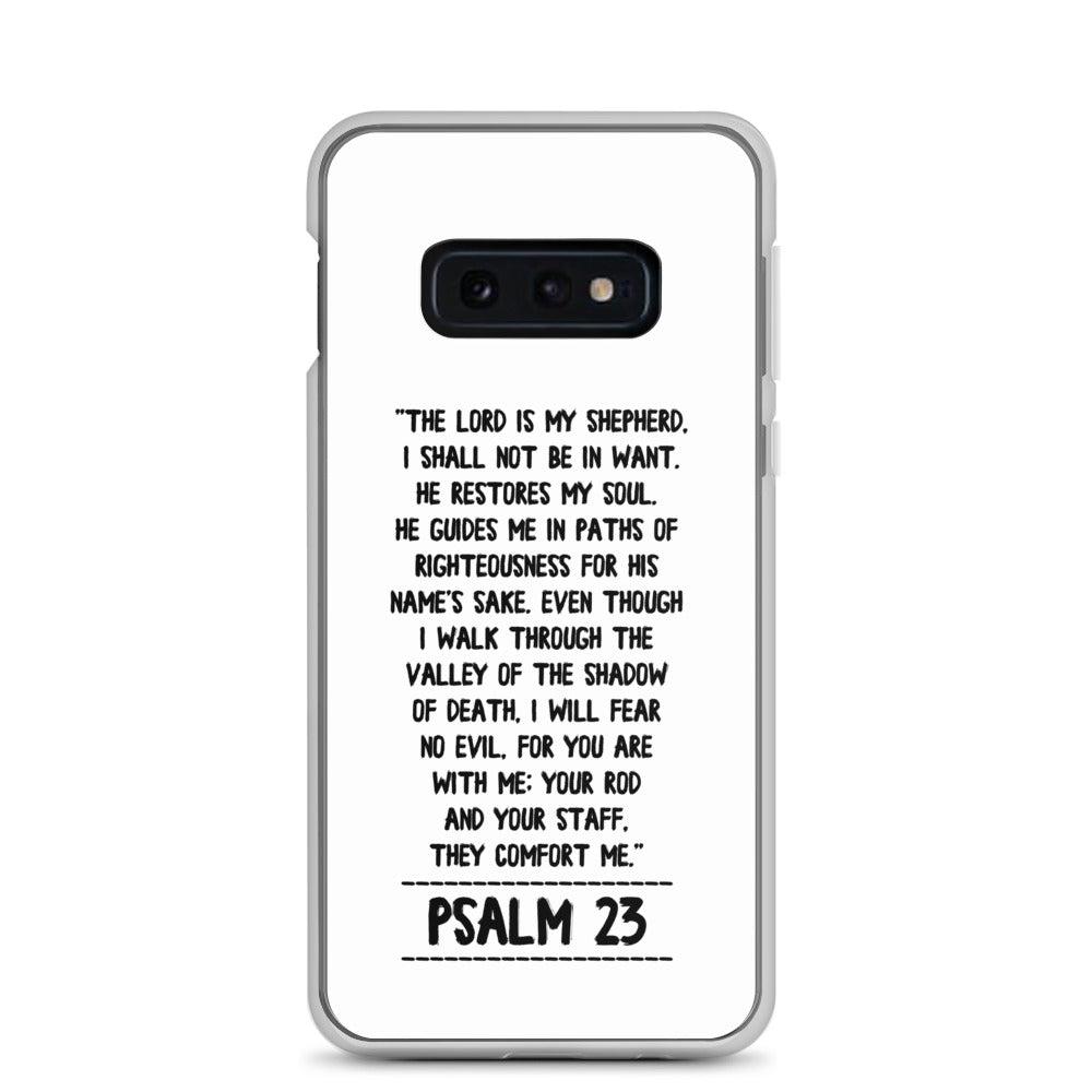 The Lord is my Shepherd Psalm 23 Samsung Handyhülle - gesegnet