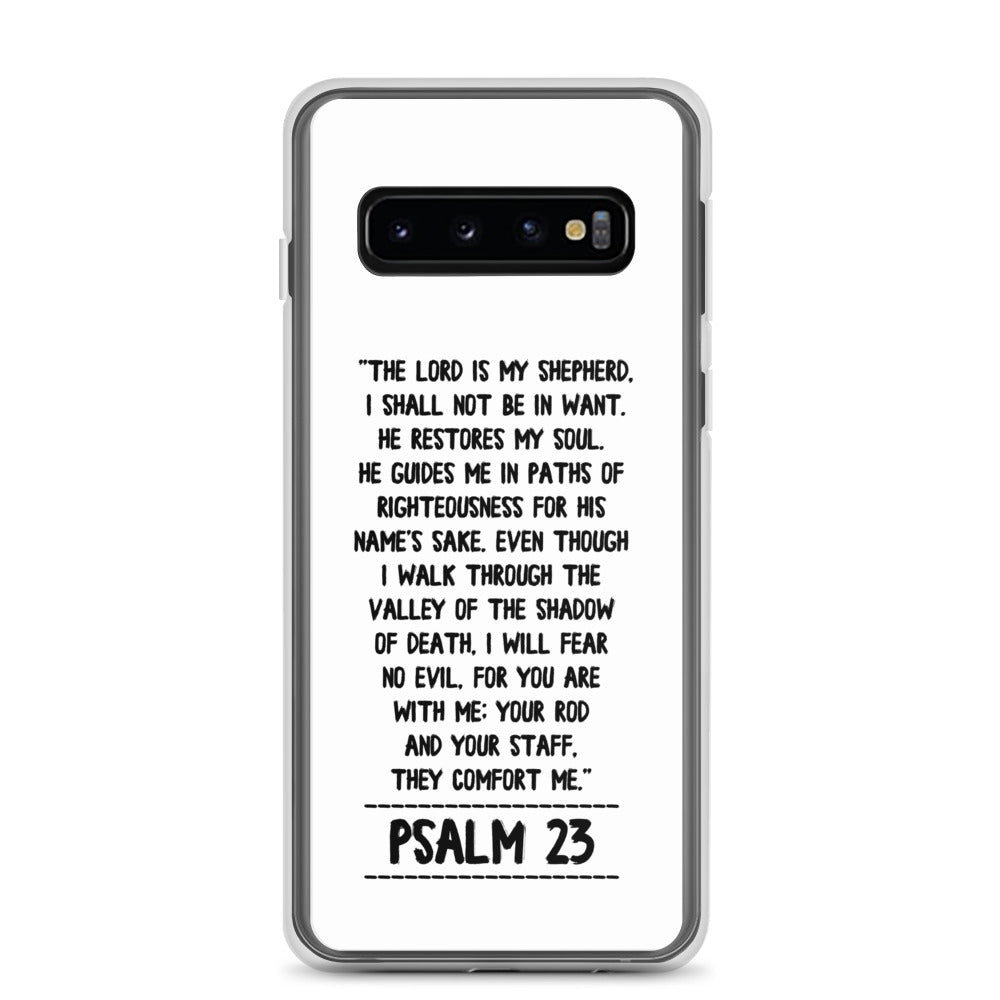 The Lord is my Shepherd Psalm 23 Samsung Handyhülle - gesegnet