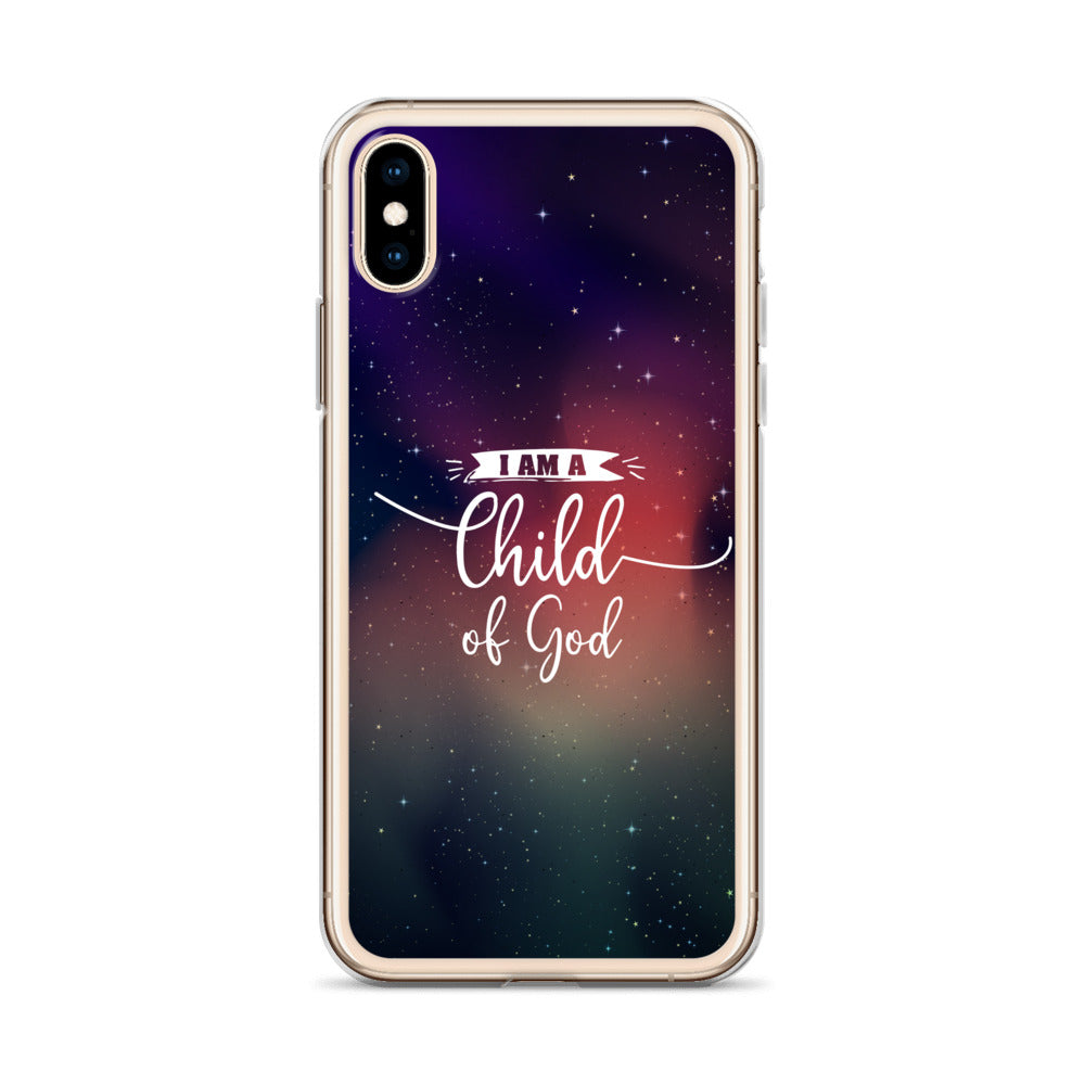 I am a Child of God Universe Design iPhone Hülle - gesegnet