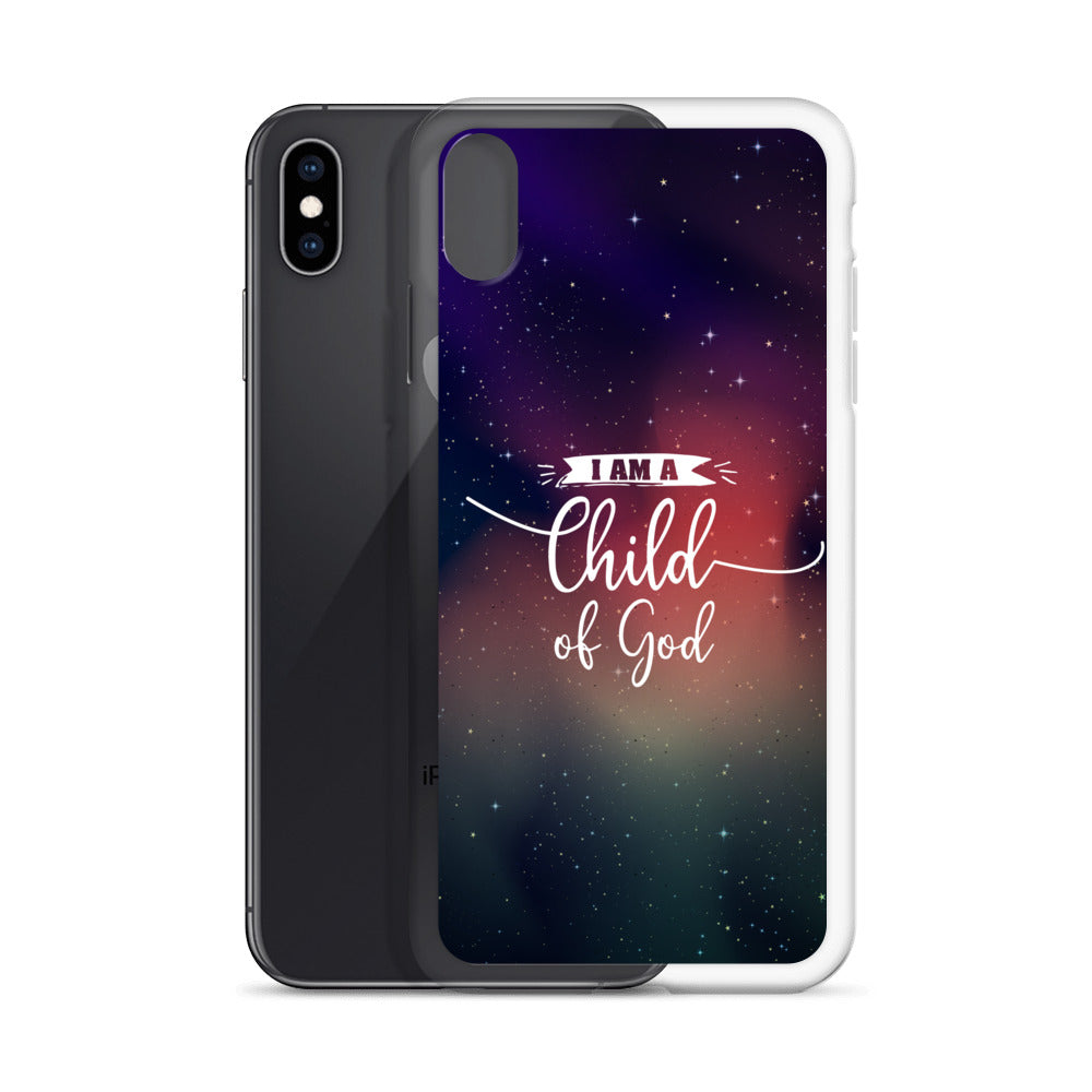 I am a Child of God Universe Design iPhone Hülle - gesegnet