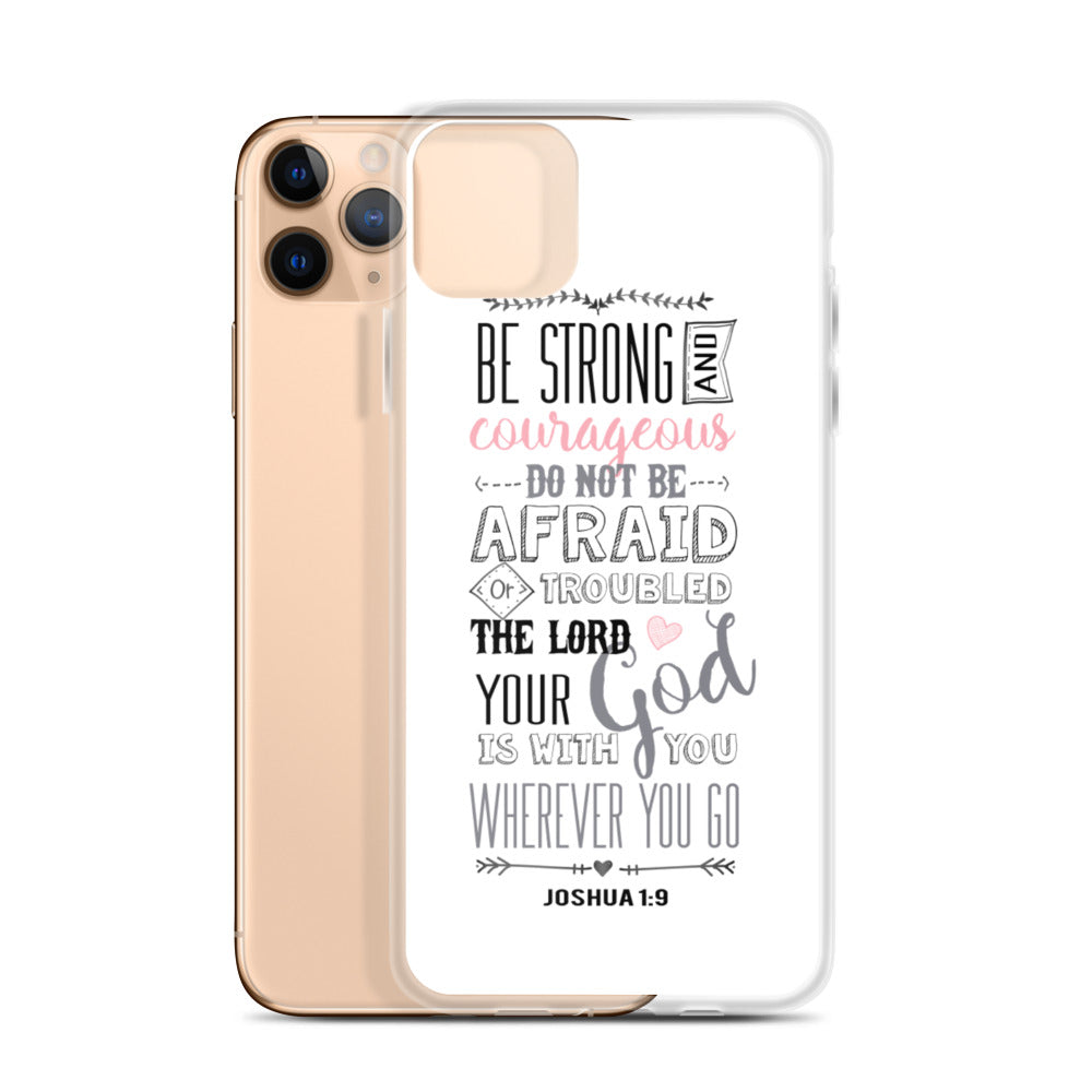 Be Strong - sei Mutig und Stark iPhone Hülle - gesegnet