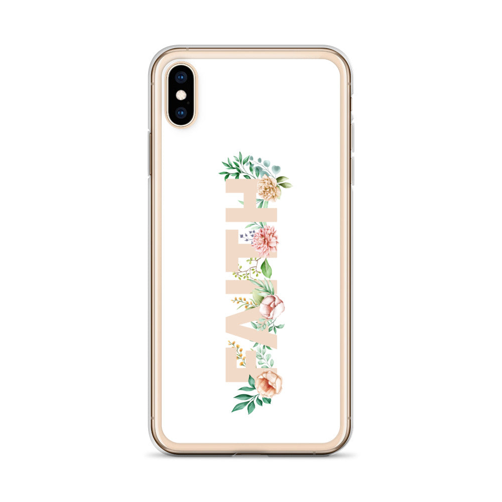 Faith Floral Design iPhone Hülle - gesegnet