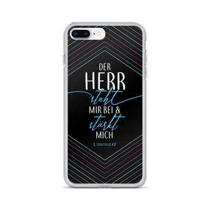 Der Herr steht mir bei iPhone Hülle - gesegnet
