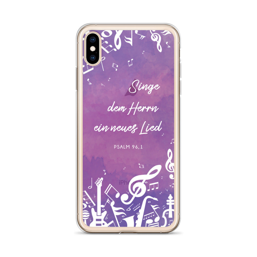Singe dem Herrn iPhone Hülle - gesegnet
