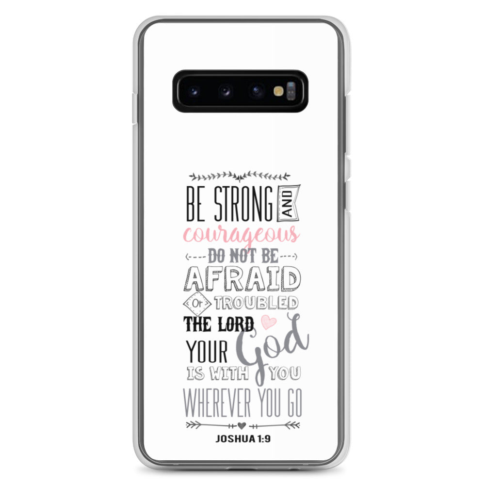 Be Strong - sei Mutig und Stark Samsung Handyhülle - gesegnet