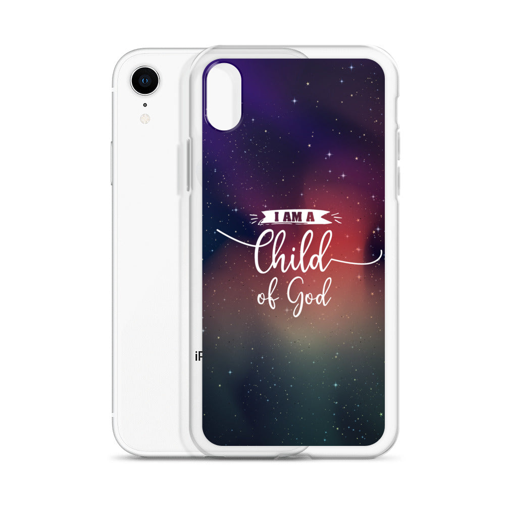 I am a Child of God Universe Design iPhone Hülle - gesegnet
