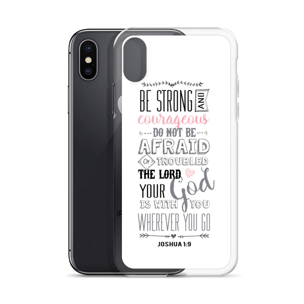 Be Strong - sei Mutig und Stark iPhone Hülle - gesegnet