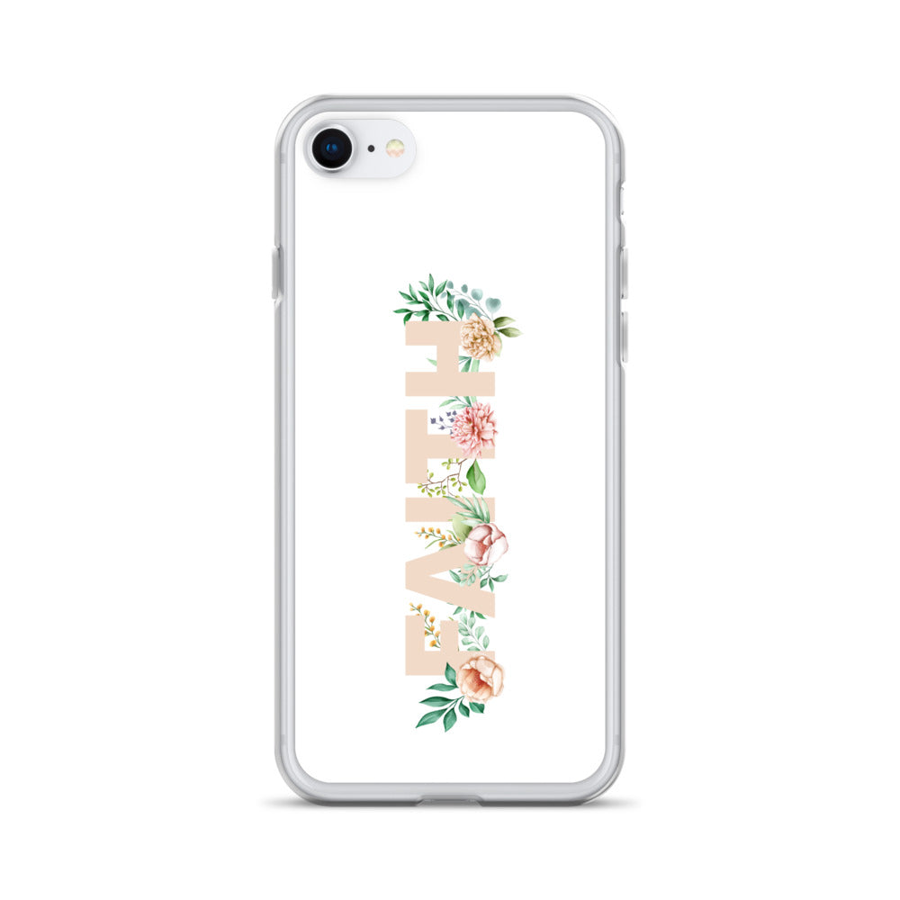 Faith Floral Design iPhone Hülle - gesegnet