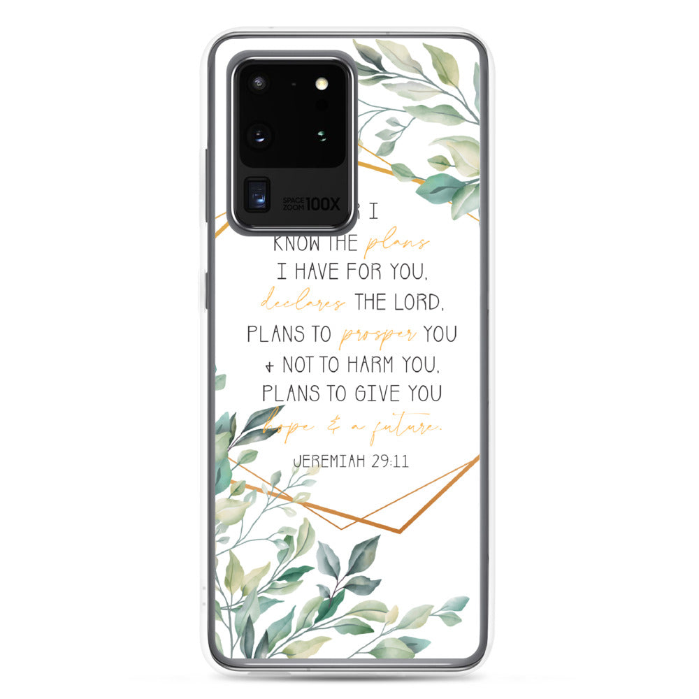 Jeremiah 29:11 Samsung Handyhülle - gesegnet