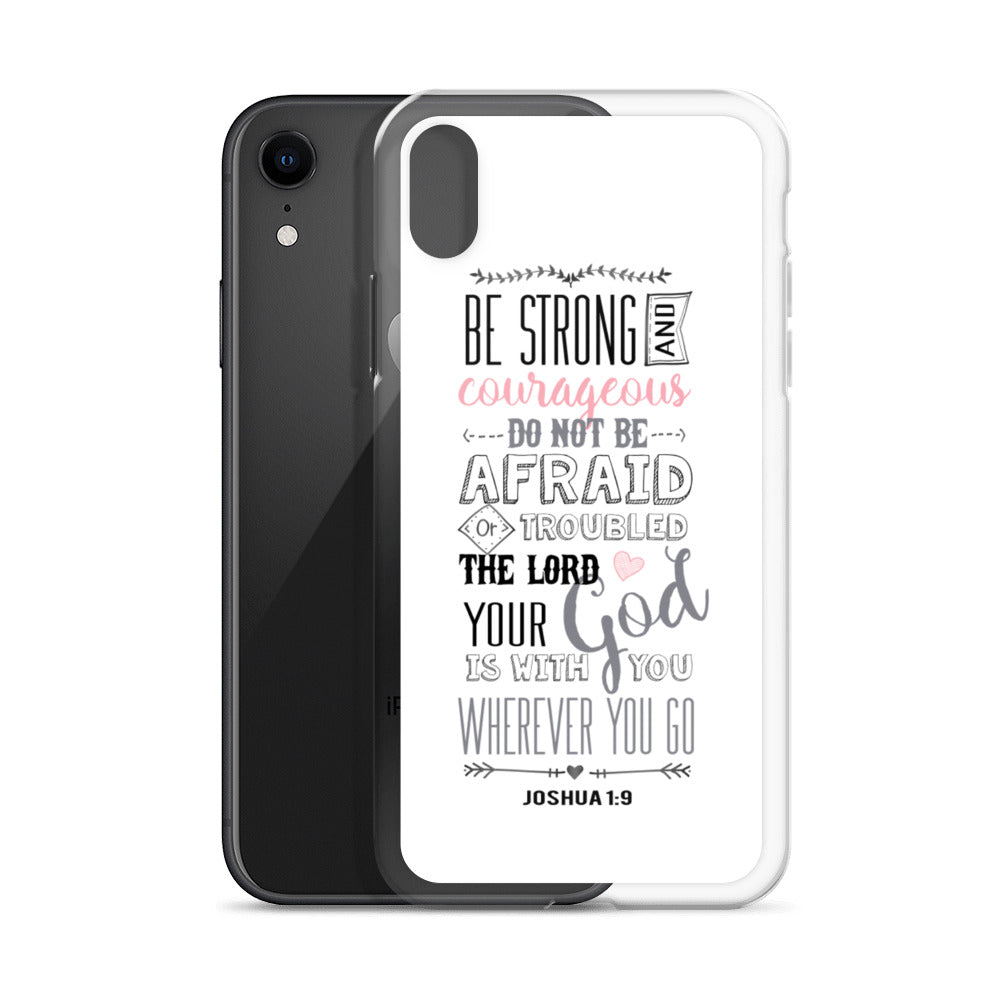 Be Strong - sei Mutig und Stark iPhone Hülle - gesegnet