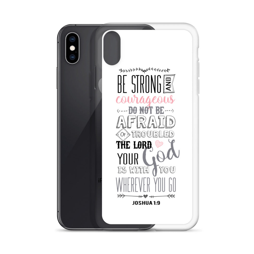 Be Strong - sei Mutig und Stark iPhone Hülle - gesegnet