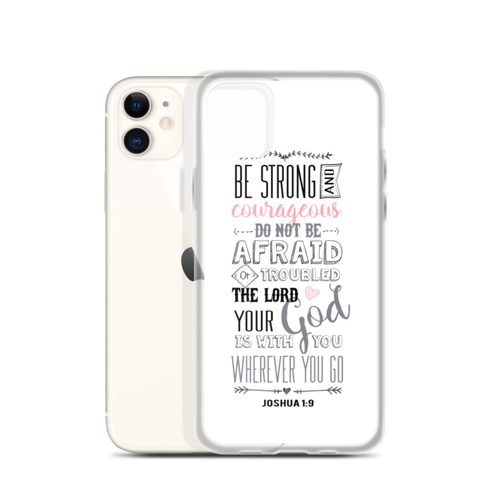 Be Strong - sei Mutig und Stark iPhone Hülle - gesegnet