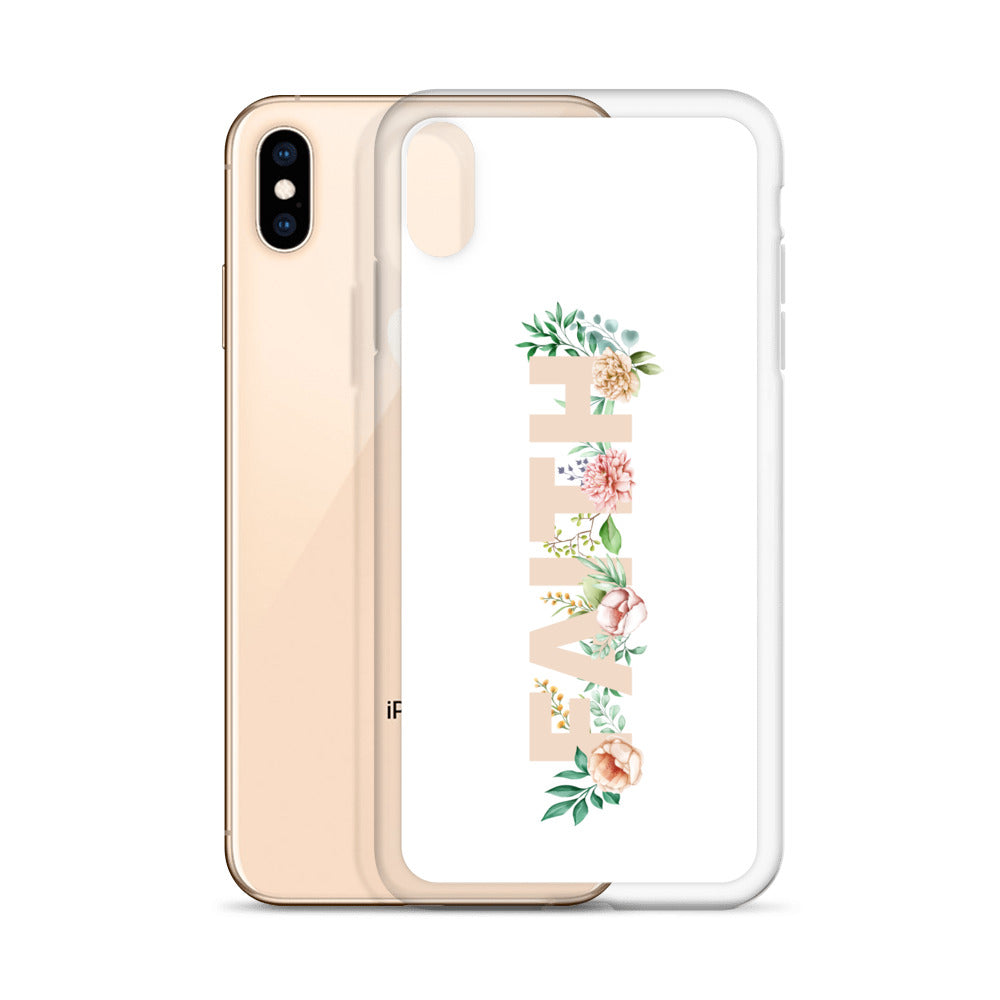 Faith Floral Design iPhone Hülle - gesegnet