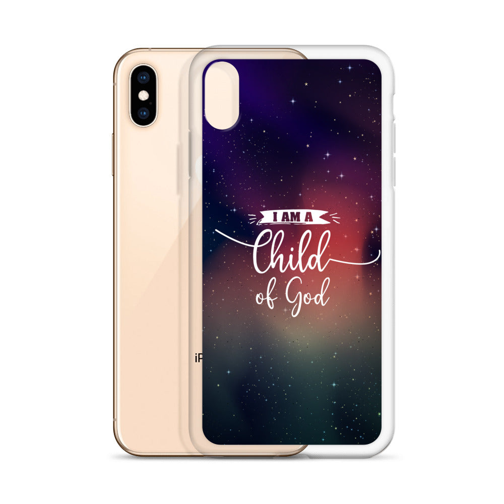 I am a Child of God Universe Design iPhone Hülle - gesegnet