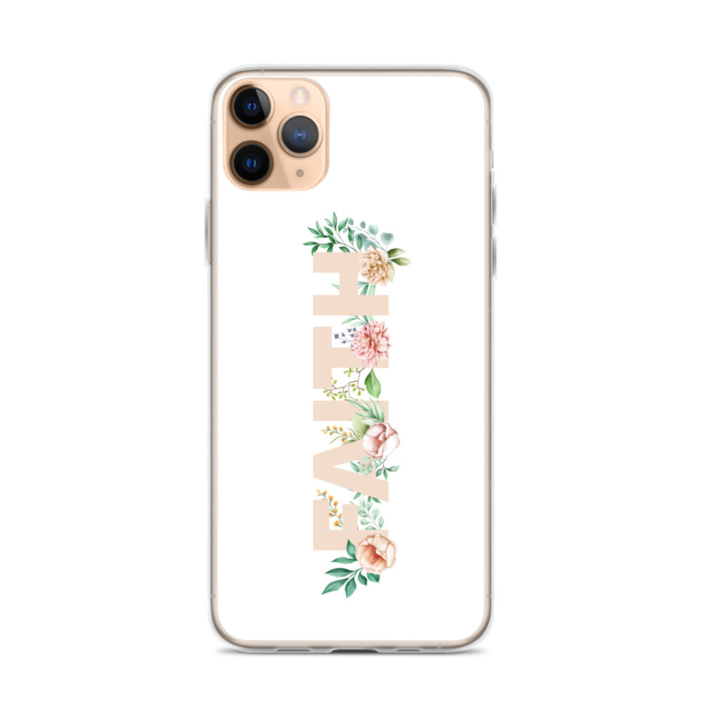 Faith Floral Design iPhone Hülle - gesegnet