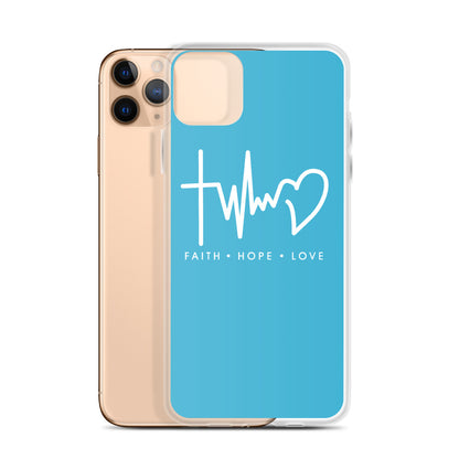 FAITH LOVE HOPE Pink IPHONE HÜLLE - gesegnet