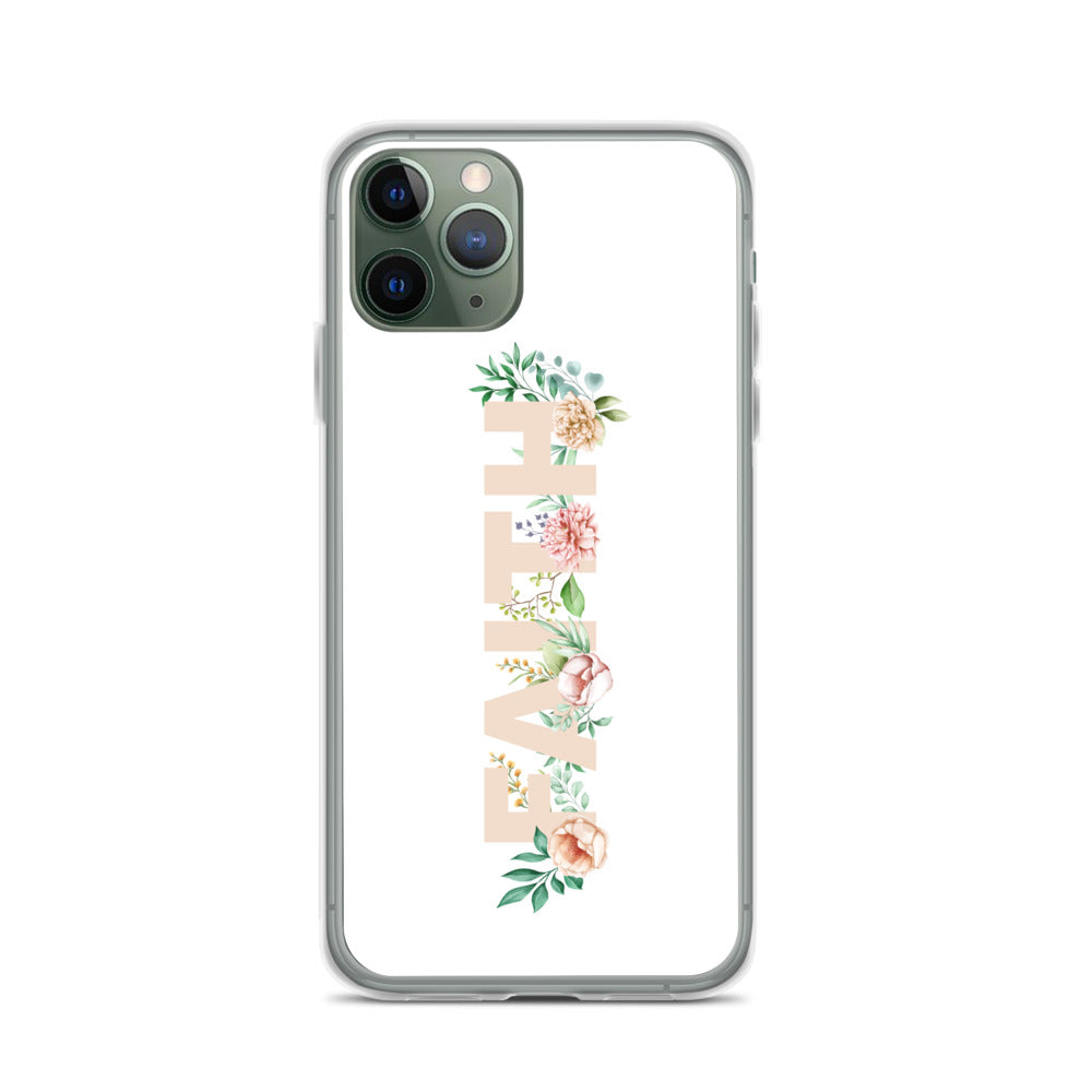 Faith Floral Design iPhone Hülle - gesegnet